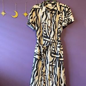 Ava & Viv Button Down Tshirt Dress